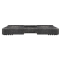 Multifoot plate | Weight: 20 kg | recycled plastic, black | with additional 2 x crossed 80 x 40 mm insert pocket